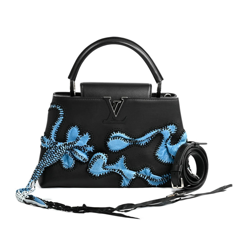 Louis Vuitton Capucines Handbag Black